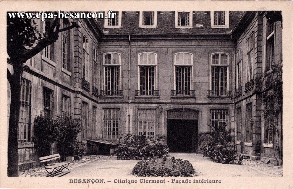 BESANÇON. - Clinique Clermont - Façade intérieure